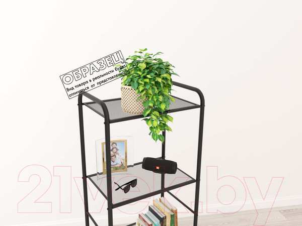 Изображение товара Стеллаж ЗМИ Валенсия 15 / СТВ 15 (графит)