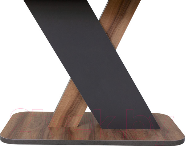 Изображение товара Обеденный стол Аквилон Аврора раздвижной (авелано/графит)