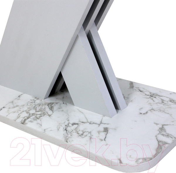 Изображение товара Обеденный стол Аквилон Аврора раздвижной (сабия/серый)