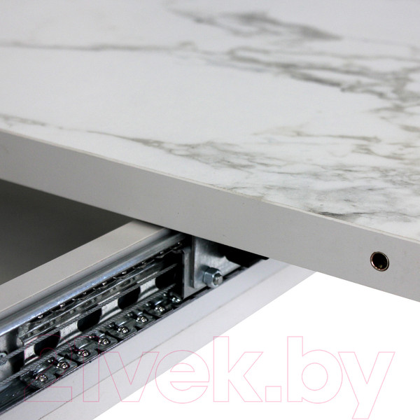 Изображение товара Обеденный стол Аквилон Аврора раздвижной (сабия/серый)