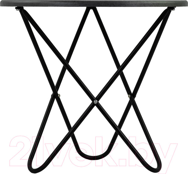 Изображение товара Журнальный столик Мебелик BeautyStyle 20 (серый бетон/черный)