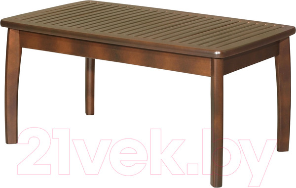 Изображение товара Журнальный столик Мебелик Массив решетка (орех)