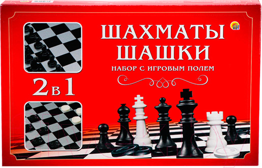 Изображение товара Набор настольных игр РЫЖИЙ КОТ Шахматы. Шашки / ИН-1614