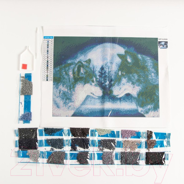 Изображение товара Набор алмазной вышивки Школа талантов Волки / 5361592