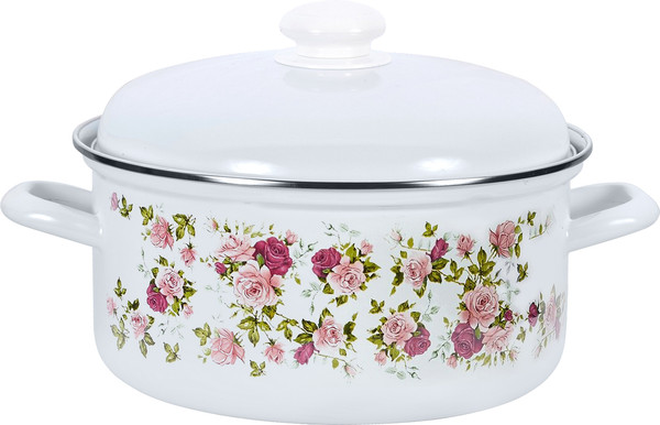 Изображение товара Кастрюля Лысьвенские эмали Китайская роза С-1508 АП2/4