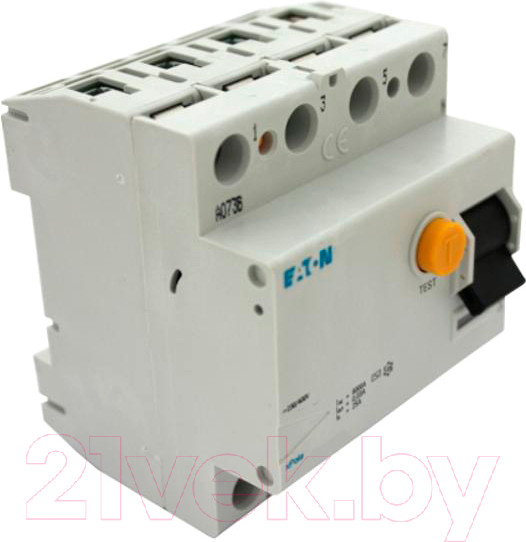 Изображение товара Устройство защитного отключения Eaton PF6 4P 40A 30мА 4М / 286508