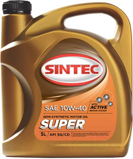 Изображение товара Моторное масло Sintec Супер 10W40 SG/CD / 801895 (5л)