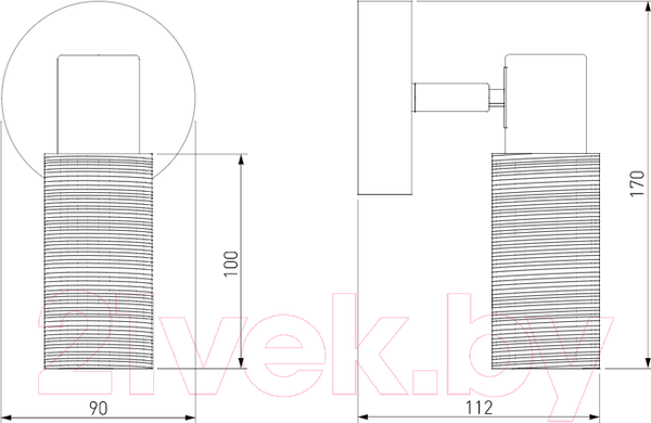 Изображение товара Бра Евросвет Madison 20043/1 (сатин/никель)