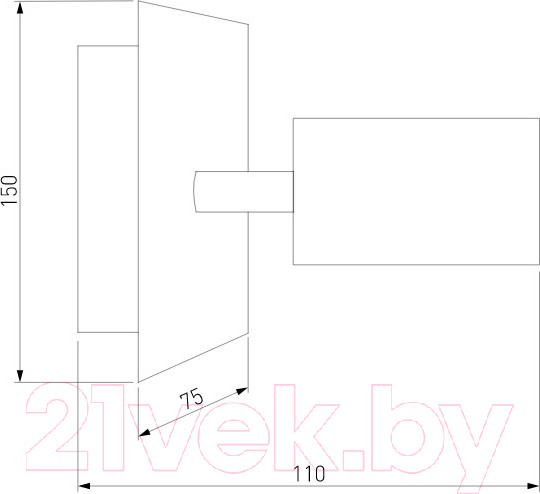 Изображение товара Спот Евросвет Fleur 20066/1 (черный/золото)