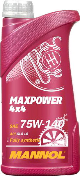 Изображение товара Трансмиссионное масло Mannol Maxpower 4x4 GL-5 75W140 / MN8102-1 (1л)