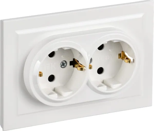 Изображение товара Розетка IEK Brite BR-R24-16-K01-F-PRO (белый)