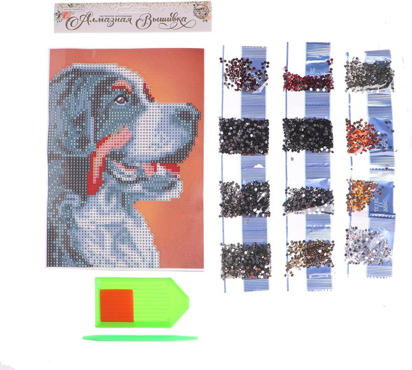 Изображение товара Набор алмазной вышивки Школа талантов Собака / 2384585