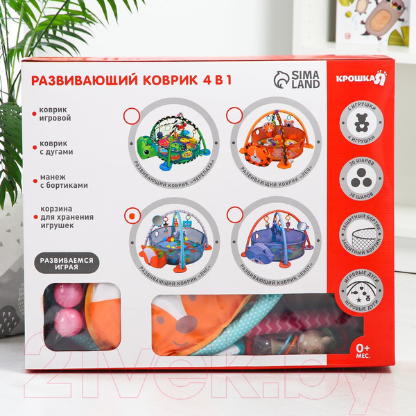 Изображение товара Развивающий коврик Крошка Я Лис / 7546869
