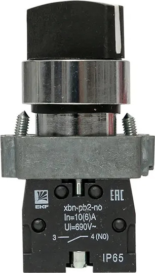Изображение товара Переключатель EKF BD21 2P / xb2-bd21-65
