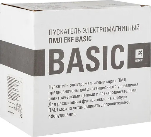 Изображение товара Пускатель магнитный EKF Basic ПМЛ-4160М / pml-s-65-400-basic