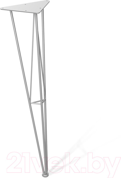 Изображение товара Обеденный стол Sheffilton SHT-TU10/TT 90 МДФ (хром лак/серый мрамор)