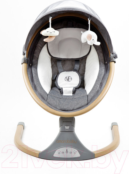 Изображение товара Детский шезлонг Amarobaby Ergo Swing / AB22-22ERGO/11 (серый)