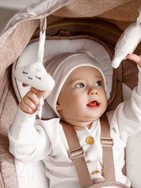 Изображение товара Детский шезлонг Amarobaby Ergo Swing / AB22-22ERGO/11 (серый)