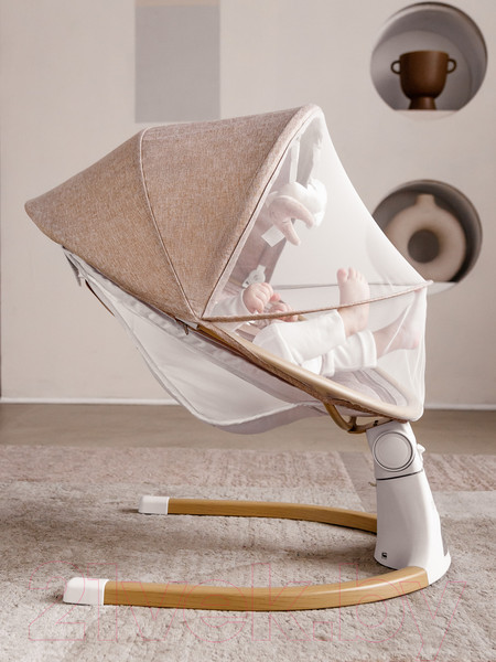 Изображение товара Детский шезлонг Amarobaby Ergo Swing / AB22-22ERGO/11 (серый)
