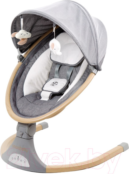 Изображение товара Детский шезлонг Amarobaby Ergo Swing / AB22-22ERGO/11 (серый)