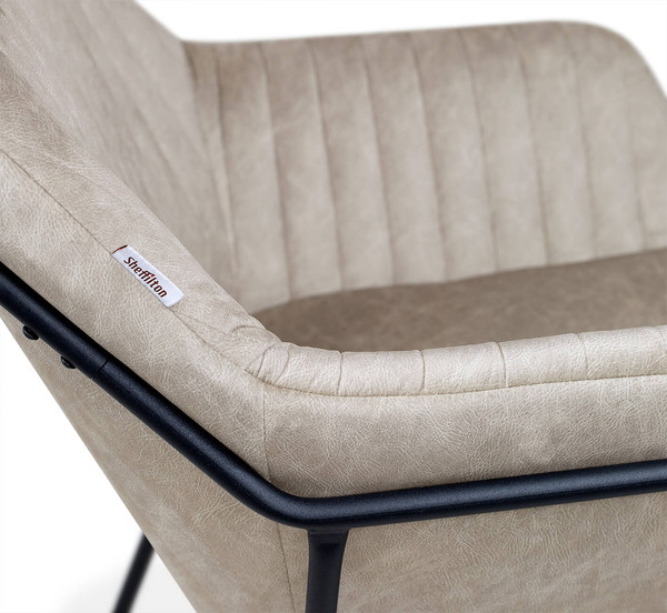 Изображение товара Кресло мягкое Sheffilton SHT-AMS2-1 (лунный мрамор/черный муар)