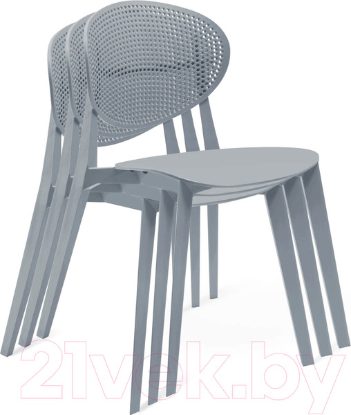 Изображение товара Стул Sheffilton SHT-S111-P (серый/серый)