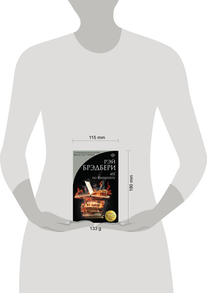 Изображение товара Книга Эксмо 451 градус по Фаренгейту (Брэдбери Рэй)