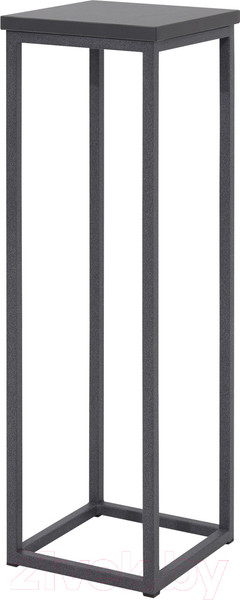 Изображение товара Стойка для цветов Millwood 21x21x70 (антрацит/металл графит)