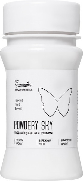Изображение товара Пудра для интимных игрушек Eromantica Powdery Sky с ароматом мяты 211612 (40г)
