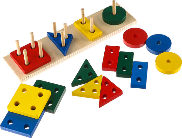 Изображение товара Сортер Лесная мастерская Пирамидка логическая Фигуры / 442650