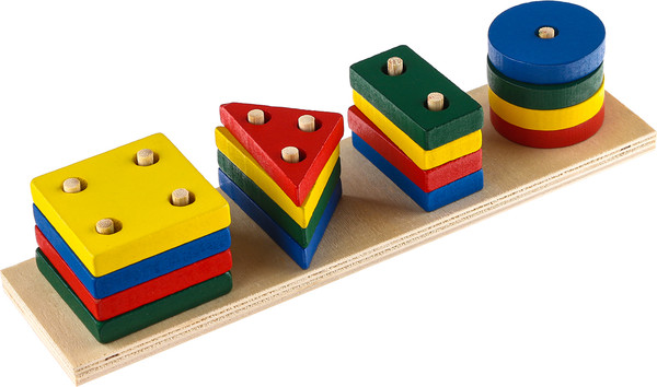 Изображение товара Сортер Лесная мастерская Пирамидка логическая Фигуры / 442650