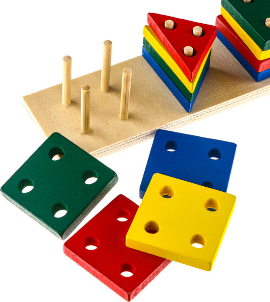 Изображение товара Сортер Лесная мастерская Пирамидка логическая Фигуры / 442650