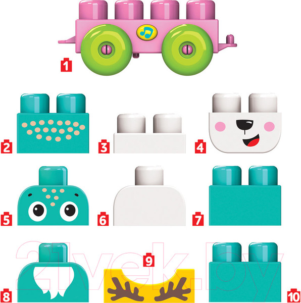 Изображение товара Игрушка-конструктор Азбукварик Talky Blocks. Олененок / 2821