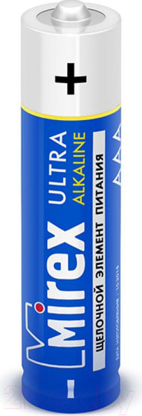 Изображение товара Комплект батареек Mirex AAA LR03 / 23702-LR03-S4 (4шт)