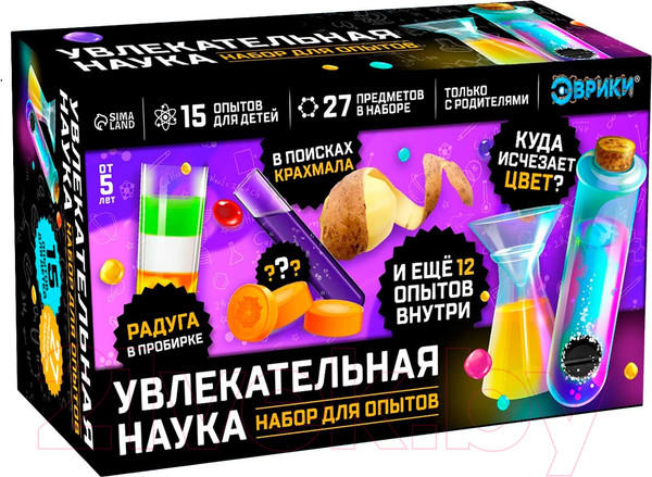 Изображение товара Набор для опытов Эврики Увлекательная наука / 5865040