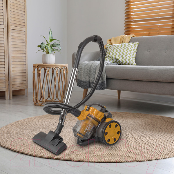 Изображение товара Пылесос Endever SkyClean VC-640 (светло-оранжевый/серый)