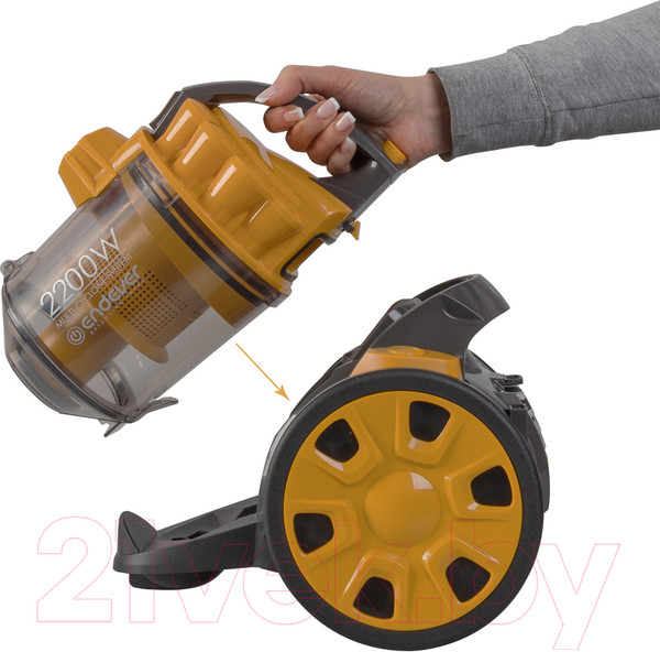 Изображение товара Пылесос Endever SkyClean VC-640 (светло-оранжевый/серый)