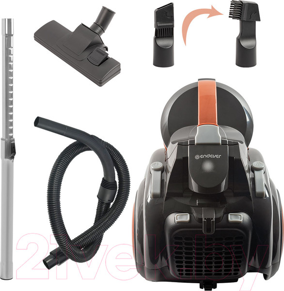 Изображение товара Пылесос Endever SkyClean VC-650 (оранжевый/серый)