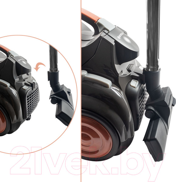 Изображение товара Пылесос Endever SkyClean VC-650 (оранжевый/серый)