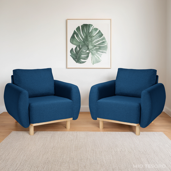 Изображение товара Кресло мягкое Mio Tesoro Тулисия (синий)