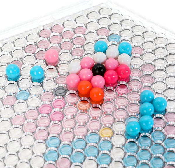 Изображение товара Развивающая игра MultiArt Аквамозаика 100 бусин / AB-100LALA 