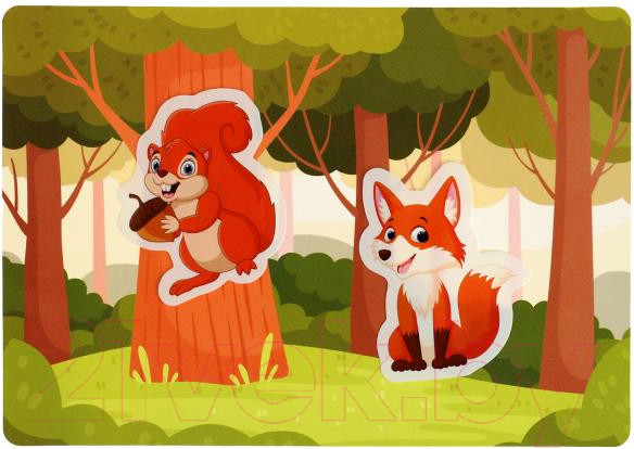 Изображение товара Развивающий игровой набор Умные игры Игра на липучках. Кто где живет / 4680107953926