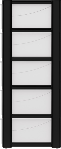 Изображение товара Комод пластиковый Альтернатива Колорит / М8764 (черный)