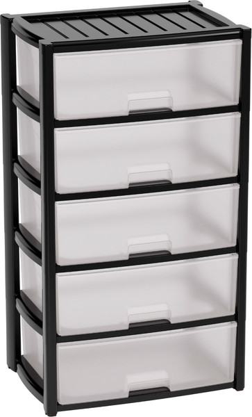 Изображение товара Комод пластиковый Альтернатива Колорит / М8764 (черный)