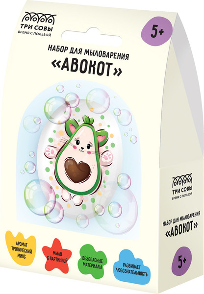 Изображение товара Набор для изготовления мыла Три совы Авокот / 703