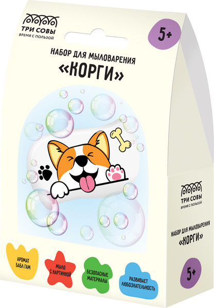 Изображение товара Набор для изготовления мыла Три совы Корги / 702