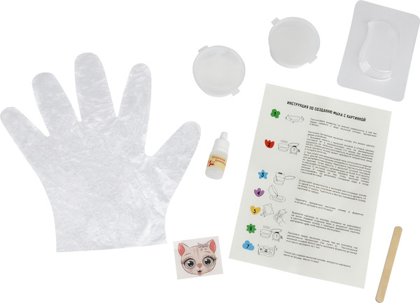 Изображение товара Набор для изготовления мыла Три совы Кошечка / 706