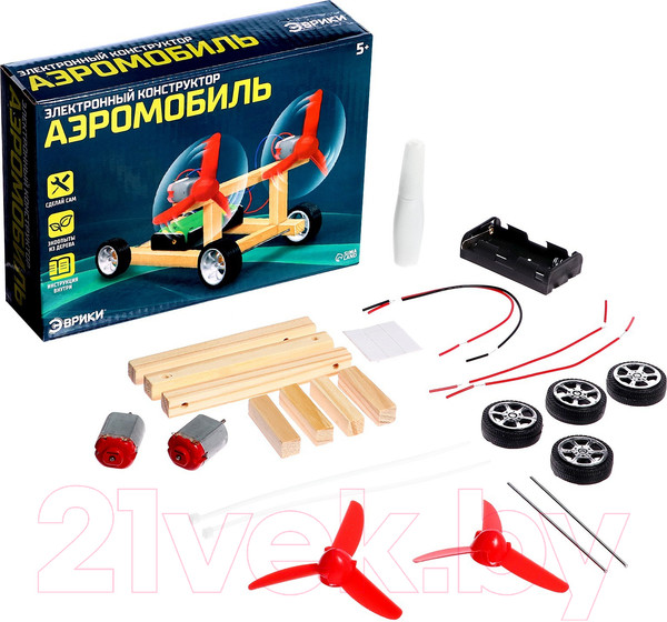Изображение товара Набор для опытов Эврики Аэромобиль / 4072193