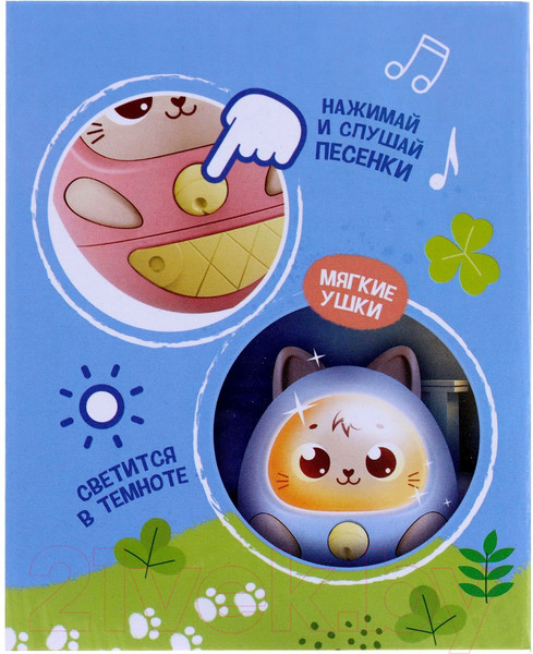 Изображение товара Развивающая игрушка Zabiaka Неваляшка Котик-неваляшка / 6998135 (розовый)