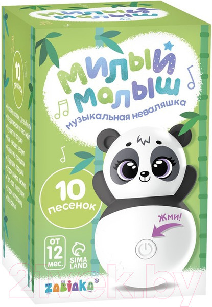 Изображение товара Развивающая игрушка Zabiaka Неваляшка Милый малыш / 7483858
